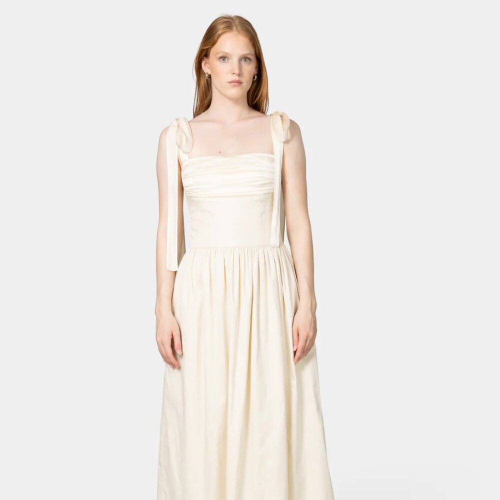 Murlong Cres | Elsa Maxi Dress in Ivory